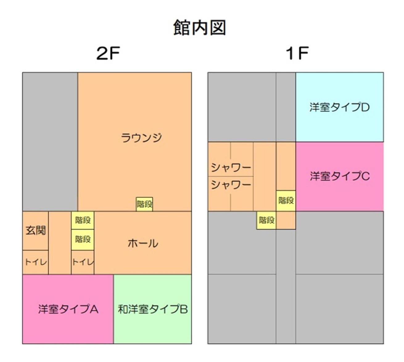 カフェロッジ Touch Wood Biei Phòng bức ảnh